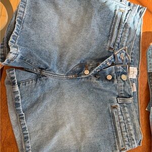 Calvin Klein Light Blue Denim Women's Shorts
